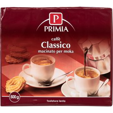 CAFFÈ MACINATO PER MOKA CLASSICO 2x250 g PRIMIA - Primia