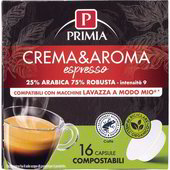 ESPRESSO 16 CAPSULE INTENSO 120 g PRIMIA - Primia