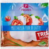 SENZA LATTOSIO MOZZARELLA 125 g PRIMIA - Primia