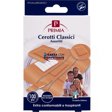 CEROTTI CLASSICI ASSORTITI 100 PEZZI MEDICALI
