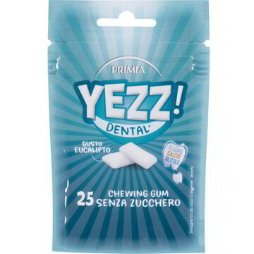 YEZZ DENTAL CHEWIN GUM 25 PZ GUSTO EUCALIPTO 35 g PRIMIA - Primia